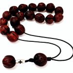 Αρωματικό κομπολόι από Μοσχοκάρυδο σκούρο μπορντό JUN 50