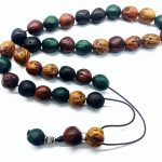 Αρωματικό 33άρι κομπολόι από Μοσχοκάρυδο πολύχρωμο JUN 63