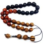 Αρωματικό κομπολόι 33άρι από Μοσχοκάρυδο τρίχρωμο JUN 83