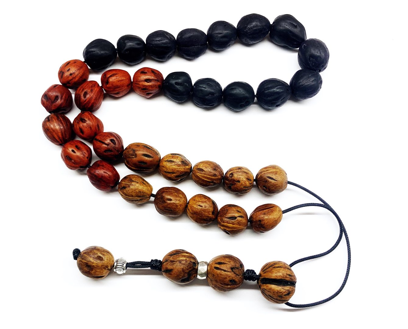 img_4786 Αρωματικό κομπολόι 33άρι από Μοσχοκάρυδο τρίχρωμο JUN 83 - Image 1