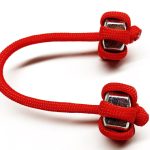 Μπεγλέρι με κόκκινο κορδόνι paracord και γαλβάνιζε παξιμάδια BEG 82