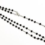 Ροζάριο λαιμού μοναστηριακό μαύρο ROS 9