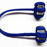 Μπεγλέρι με royal μπλέ κορδόνι paracord και γαλβάνιζε παξιμάδια BEG 132