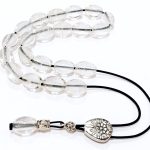 Κομπολόι από ημιπολύτιμο λίθο Χαλαζία Quartz STO 54