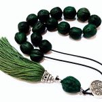 Αρωματικό κομπολόι από Μοσχοκάρυδο πράσινο με φούντα JUN 25