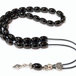 Κομπολόι 33άρι από ημιπολύτιμο λίθο Αιματίτη STO 69