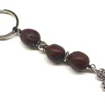 Μπρελόκ αρωματικό από Μοσχοκάρυδο σκούρο μπορντώ KEY 10