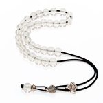 Κομπολόι 33άρι από λευκό Χαλαζία ( Quartz ) STO 12