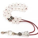 Κομπολόι από ημιπολύτιμο λίθο Χαλαζία ( Quartz) STO 21