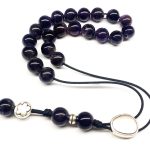 Κομπολόι από ημιπολύτιμο λίθο Αμέθυστο STO 9