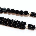 Μονολόι από Έβενο κεντημένο με ασήμι MONO 12