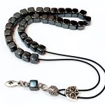 Κομπολόι από Αιματίτη κύβο STO 5