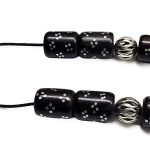 Μπεγλέρι από ξύλο Έβενου κεντημένο με ασήμι BEG 49