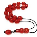 Κομπολόι από Ρητίνη κόκκινη RIT 7