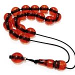 Κομπολόι από Ρητίνη σκουρο μελί RIT 21