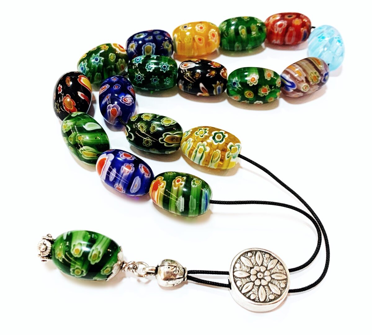 img_3243 Κομπολόι από Γυαλί με τεχνική Millefiori STO 68 - Image 1