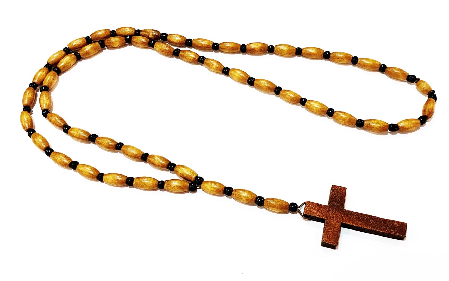 img_3870 Ροζάριο λαιμού ξύλινο ROS 28 - Image 1