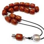 Κομπολόι από Ρητίνη μελί RIT 24