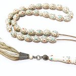 Κομπολόι 33άρι από Ελεφαντόδοντο στολισμένο ELE 390