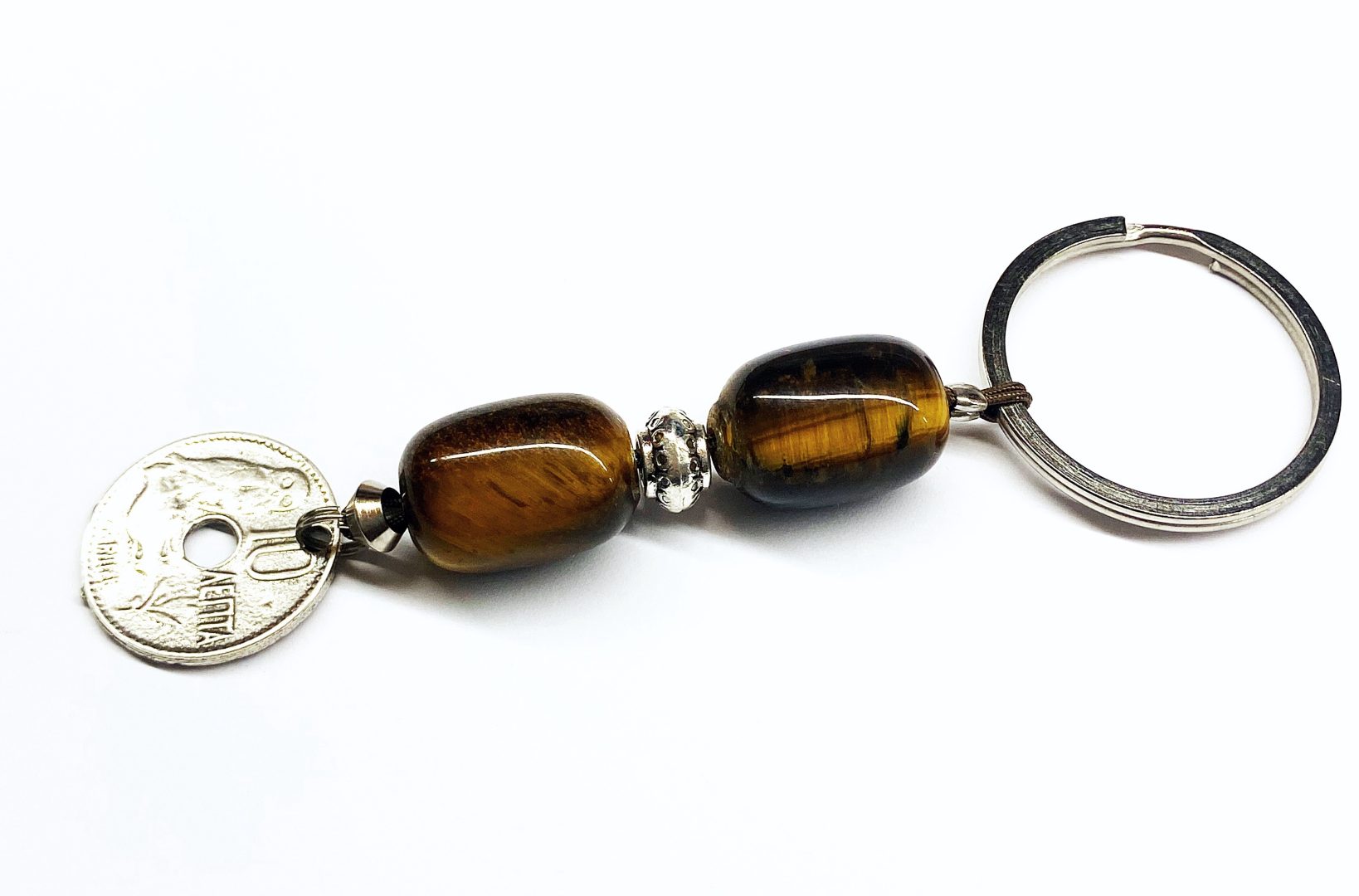 img_4854 Μπρελόκ από Μάτι τίγρης και μέταλλο Αλπακά KEY 31 - Image 1