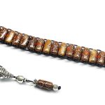 Μονολόι από ξύλο Κουκ κεντημένο με ασήμι MONO 20