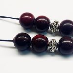 Μπεγλέρι από Κέρατο Νεροβούβαλου βαμμένο μπορντό BEG 21