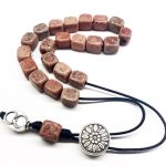 Κομπολόι από Ροδονίτη κύβο STO 82