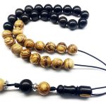 Κομπολόι 33άρι από Έβενο και Ελιά EBO 19