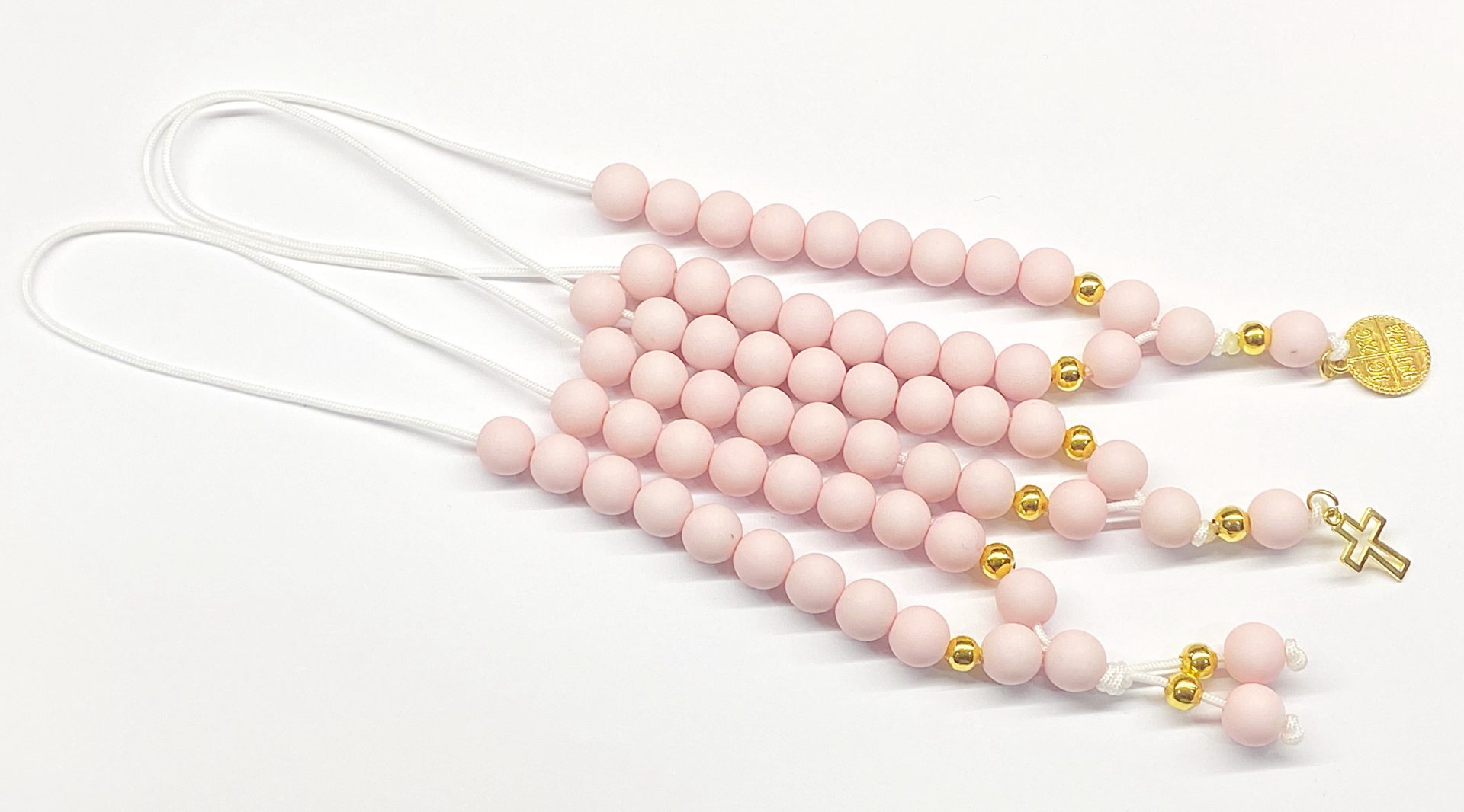 img_5836 Κομπολόι μπομπονιέρας από Ρητίνη ροζ ματ MINI 25 - Image 1