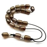 Κομπολόι από Χαλκηδόνιο γκρι STO 36