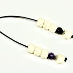 Μπεγλέρι από κόκκαλο καμήλας σκαλιστό και αμέθυστο BEG 28