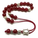 Κομπολόι από Νεφρίτη ρουμπινί STO 220