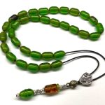 Κομπολόι 33άρι απο Μαστίχα Αιγύπτου παλαιάς κοπής πράσινη MAS 228