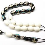 Κομπολόι από Κόκκαλο καμήλας και Κούκ στολισμένο CB 400