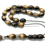 Κομπολόι από Έβενο δίχρωμο EBO 44