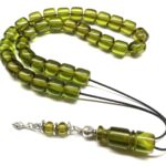 Κομπολόι 33άρι από Μαστίχα Αιγύπτου νέας κοπής πράσινη λαδί MAS 210