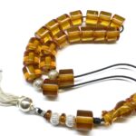 Κομπολόι από Μαστίχα Αιγύπτου νέας κοπής και Ασήμι MAS 225