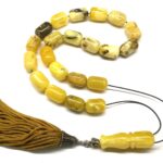 Κομπολόι από ατόφιο Κεχριμπάρι Βαλτικής Βασιλικό AMB 560