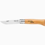Σουγιάς OPINEL Νο8 από Carbon και λαβή από ξύλο οξυάς OPC 8