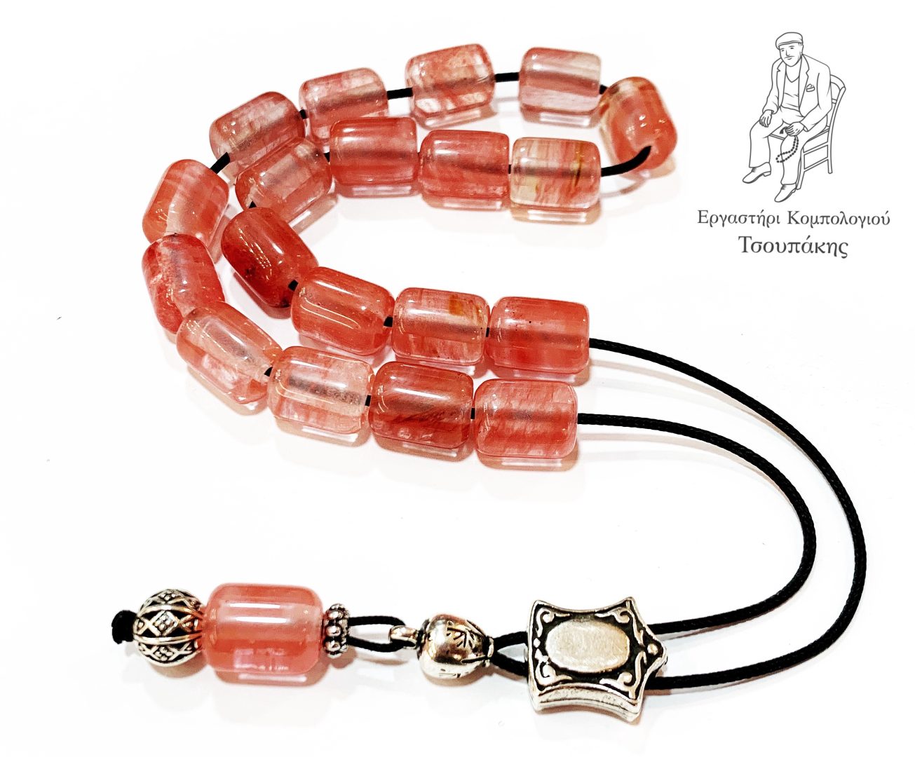 img_4077.jpeg Κομπολόι από Χαλαζία φράουλα ( Quartz ) STO 22 - Image 1