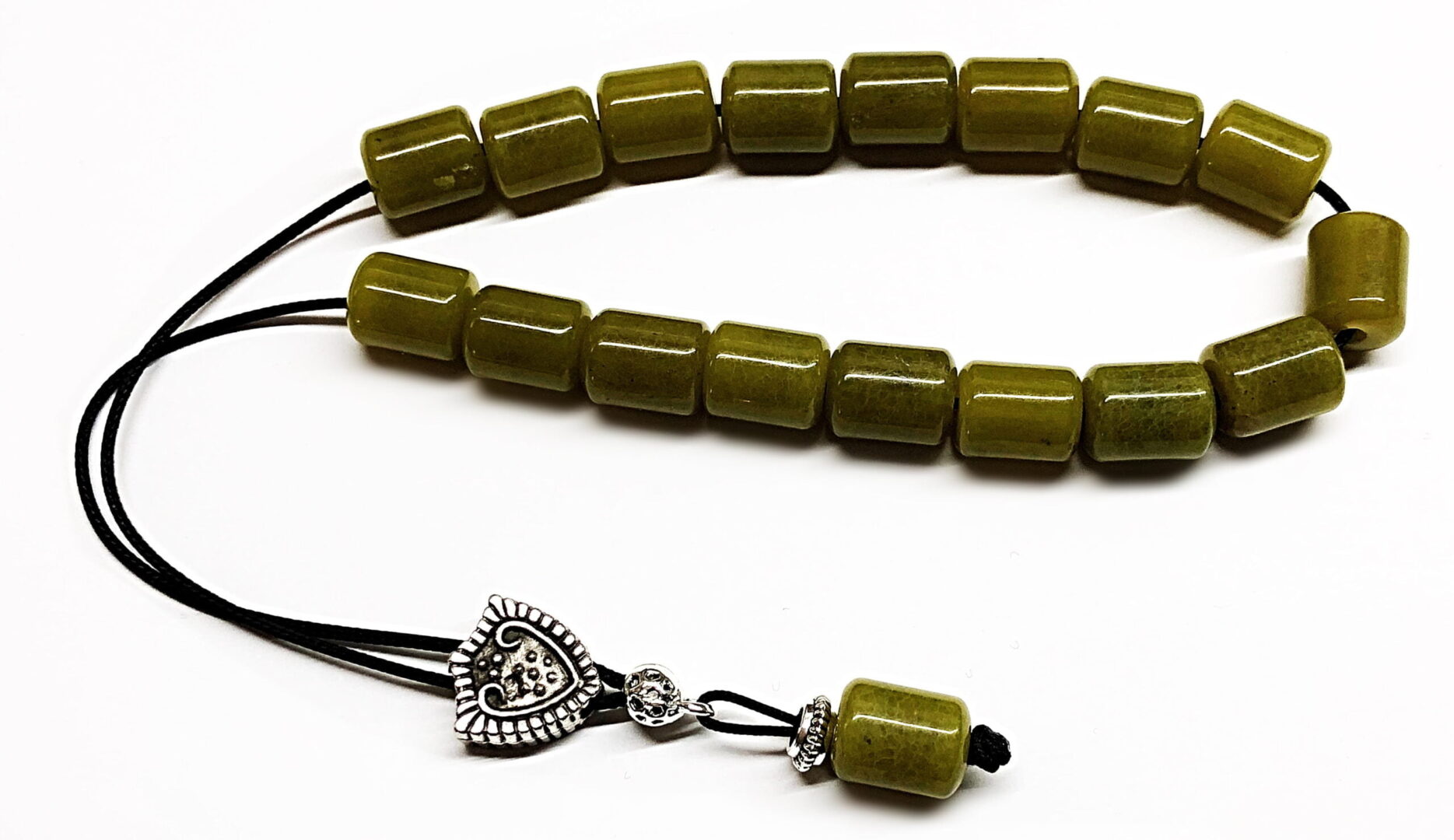 Κομπολόι από Νεφρίτη πράσινο