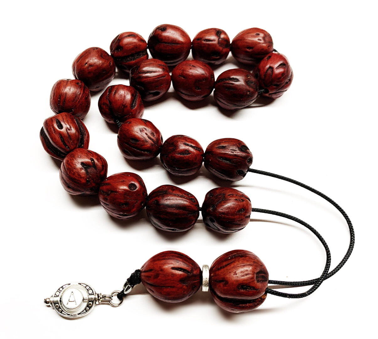 Αρωματικό κομπολόι από μοσχοκάρυδο κόκκινο